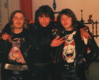 1988 mit Lötzsch und Lemmi in Templin